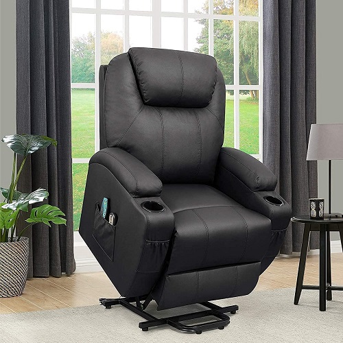 Flamaker Recliner Lift Chair Leather